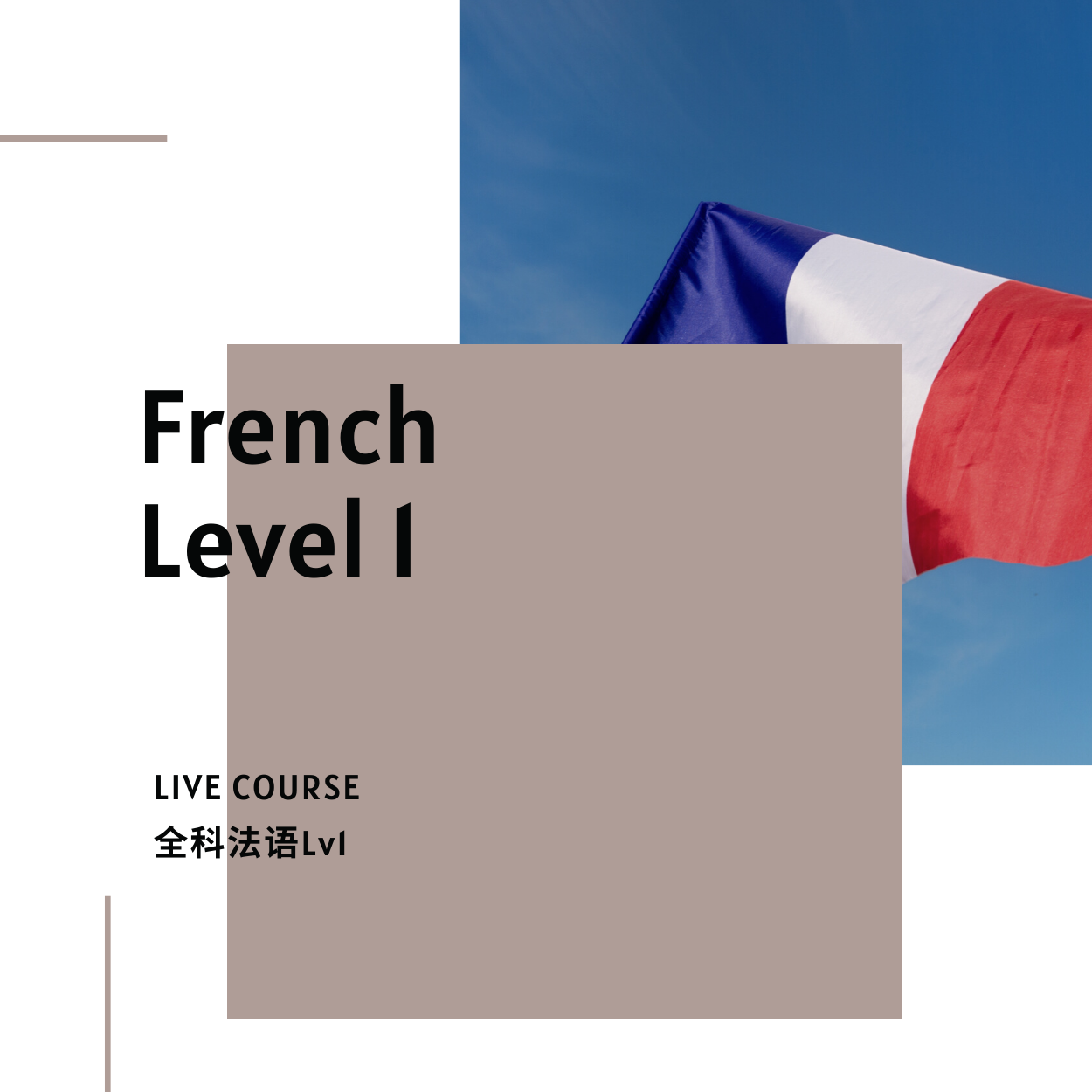 French Course 1