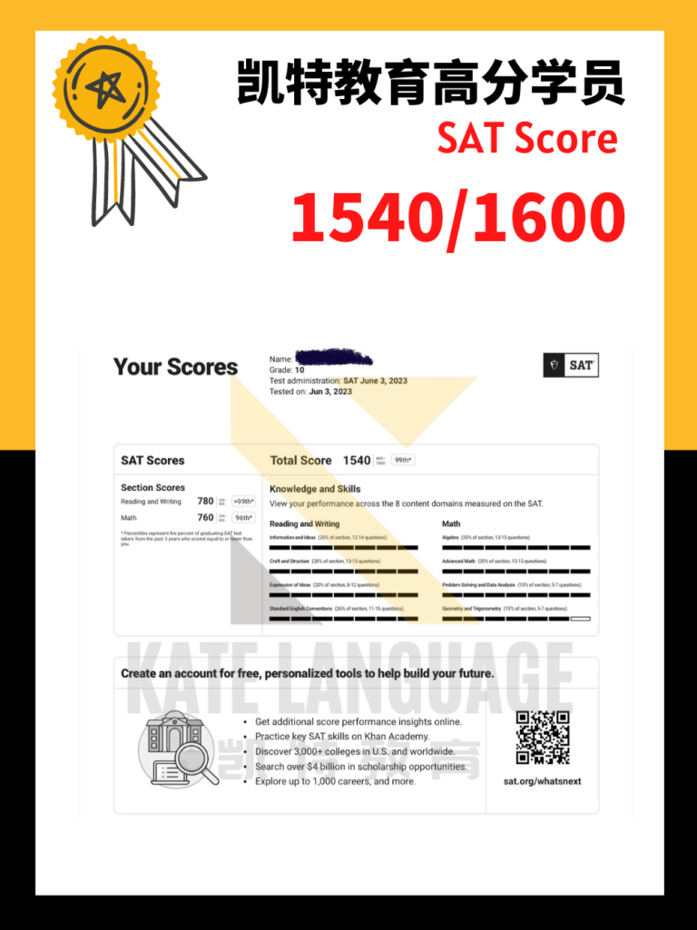 SAT SCORE