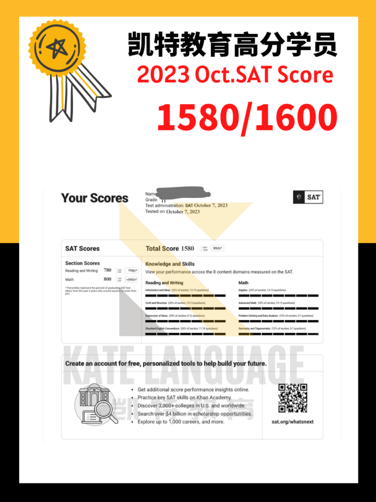 SAT SCORE